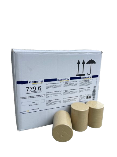 779.6 EVA Hotmelt cartridges for Edgebanding-IVORY - Holzher machines (45pcs/box)